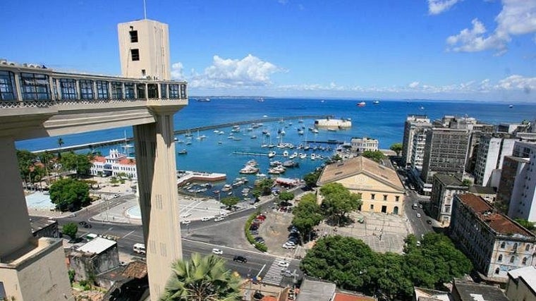 Elevador Lacerda, en Salvador de Bahía