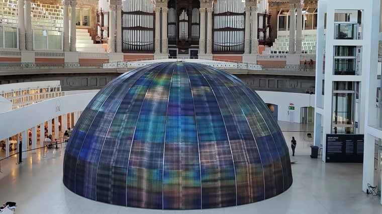 La instalación de Eugenia Balcells en el MNAC