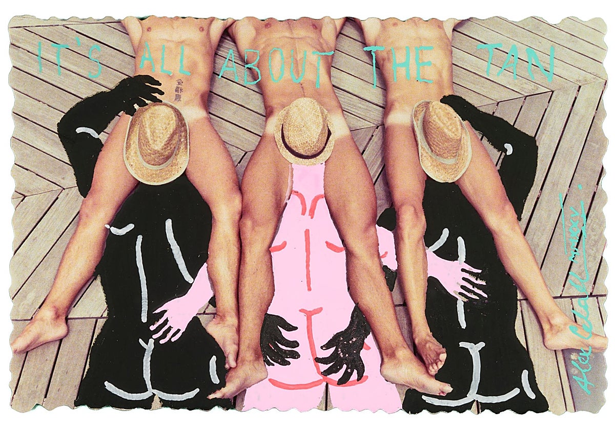 Postal de Alex Ceball para 'A veces llegan cartas'