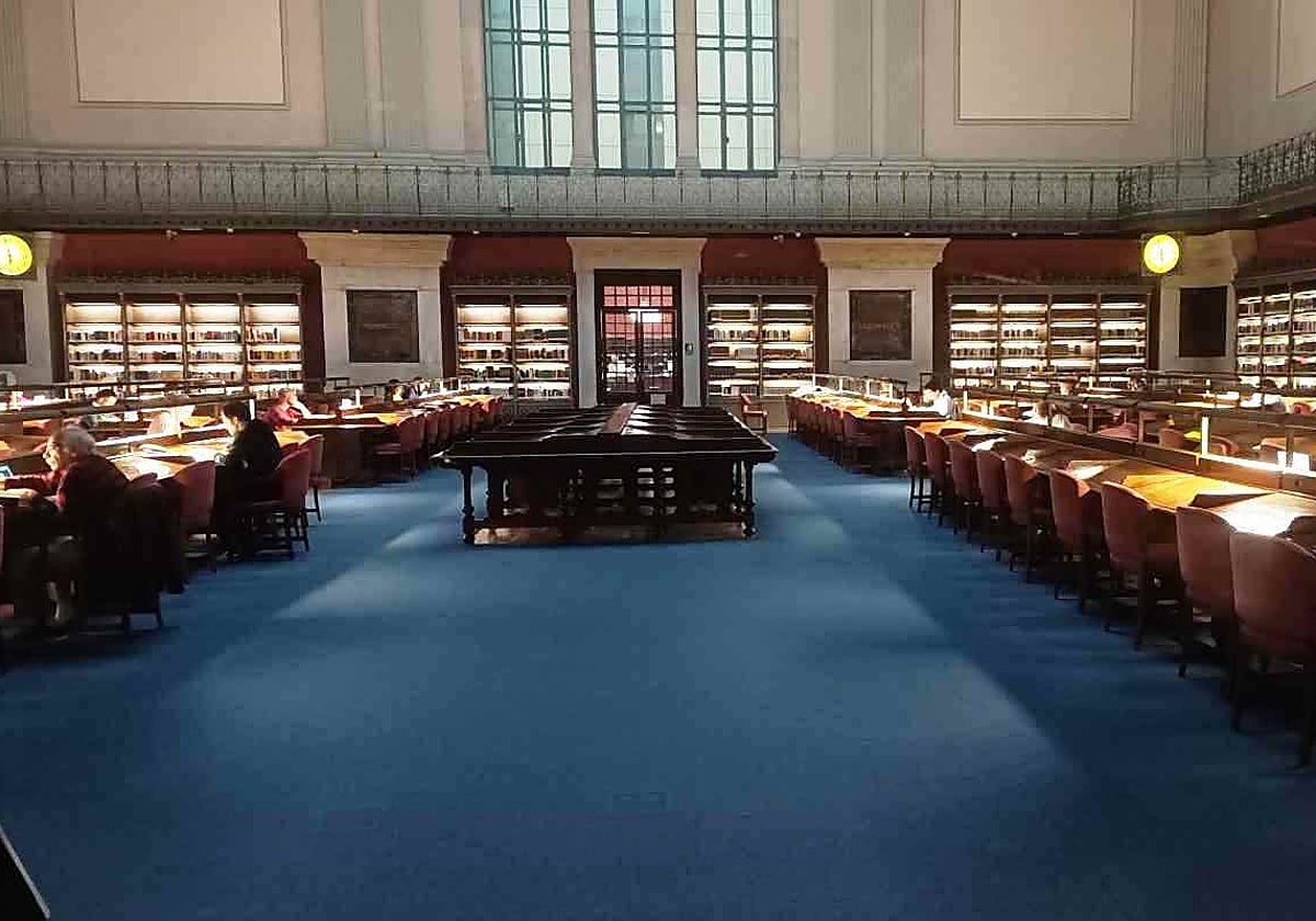 Sala General de Lectura de la Biblioteca Nacional