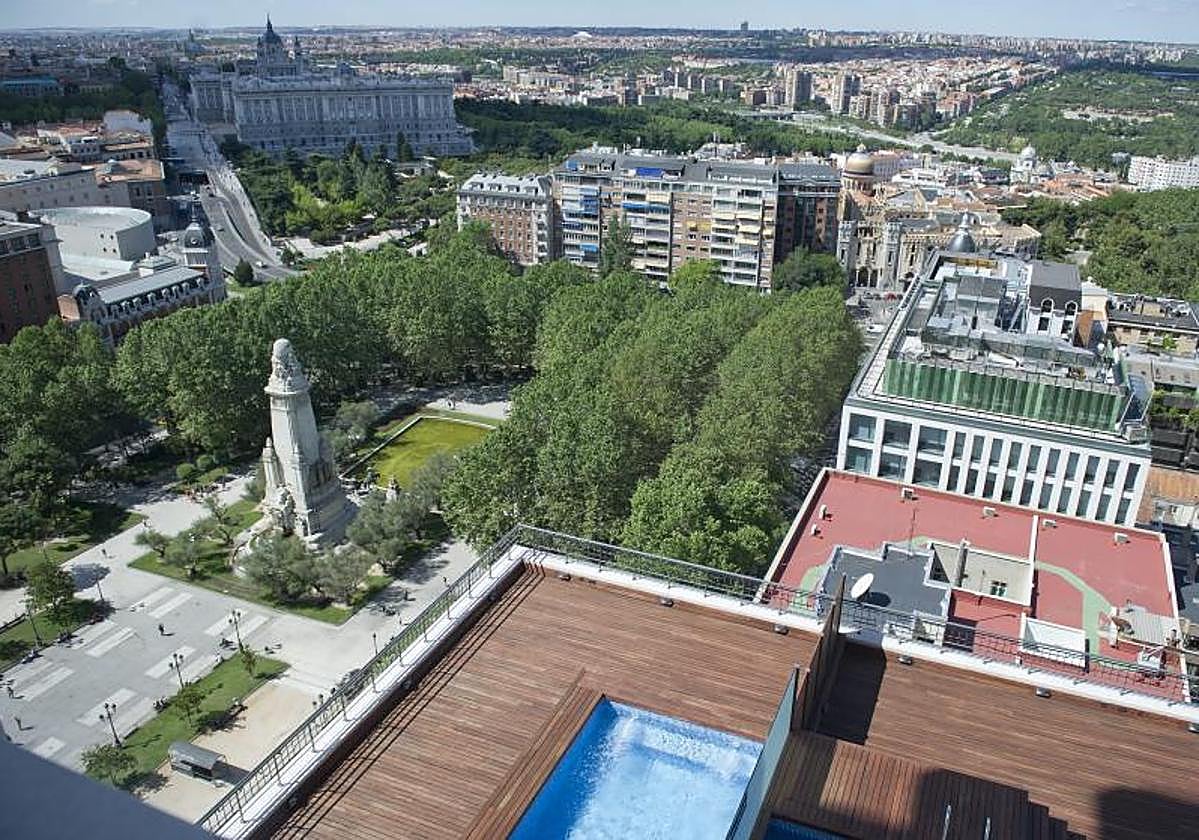 Una azotea madrileña