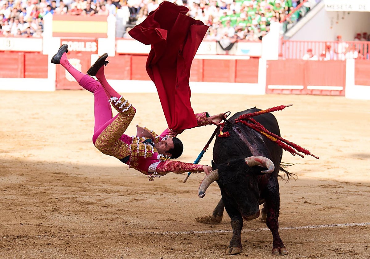 Emilio de Justo, en el volteretón con Cartuchero