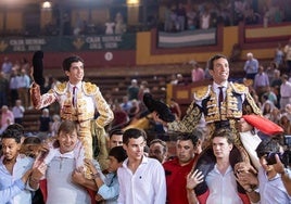 Puerta Grande en Huelva para David de Miranda y Marco Pérez, en imágenes