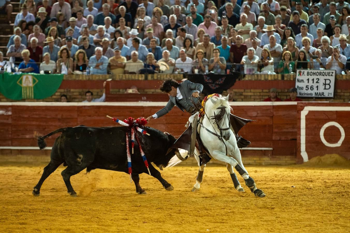Sergio Galán, Diego Ventura y Andrés Romero pusieron en pie a los tendidos de La Merced