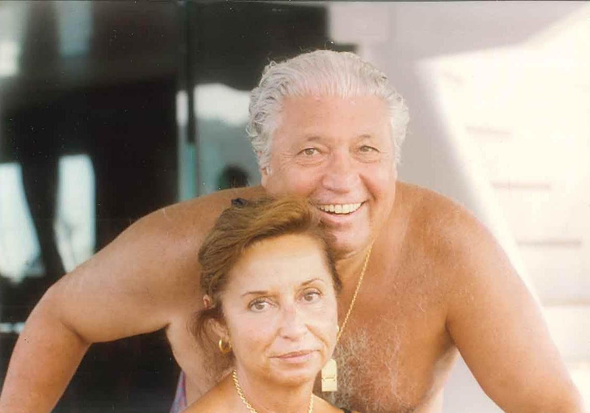 Macià Alavedra y Doris Malfeito en el Blue Legend