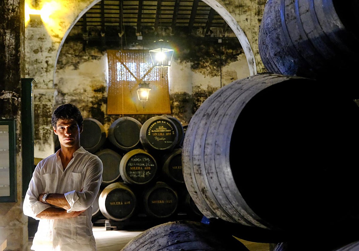 Pablo Aguado, en las bodegas Osborne