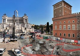 Roma abre una extraordinaria ventana a su pasado bajo la plaza Venecia