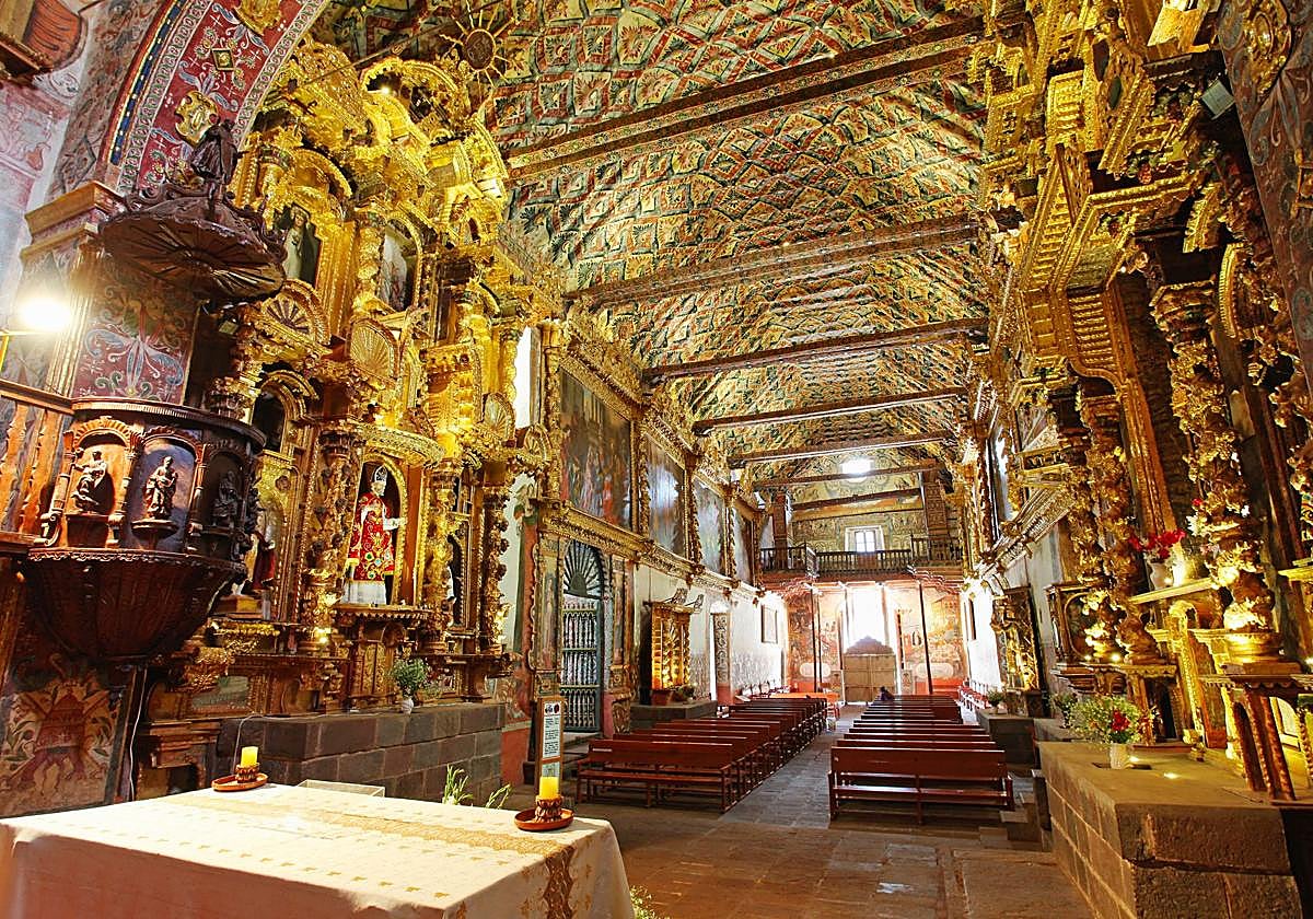 El templo de Andahauylillas es conocido como 'la Capilla Sixtina de América'