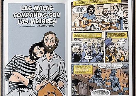Imagen secundaria 1 - &#039;Pasión y vida&#039;, las viñetas torcidas de Joaquín Sabina