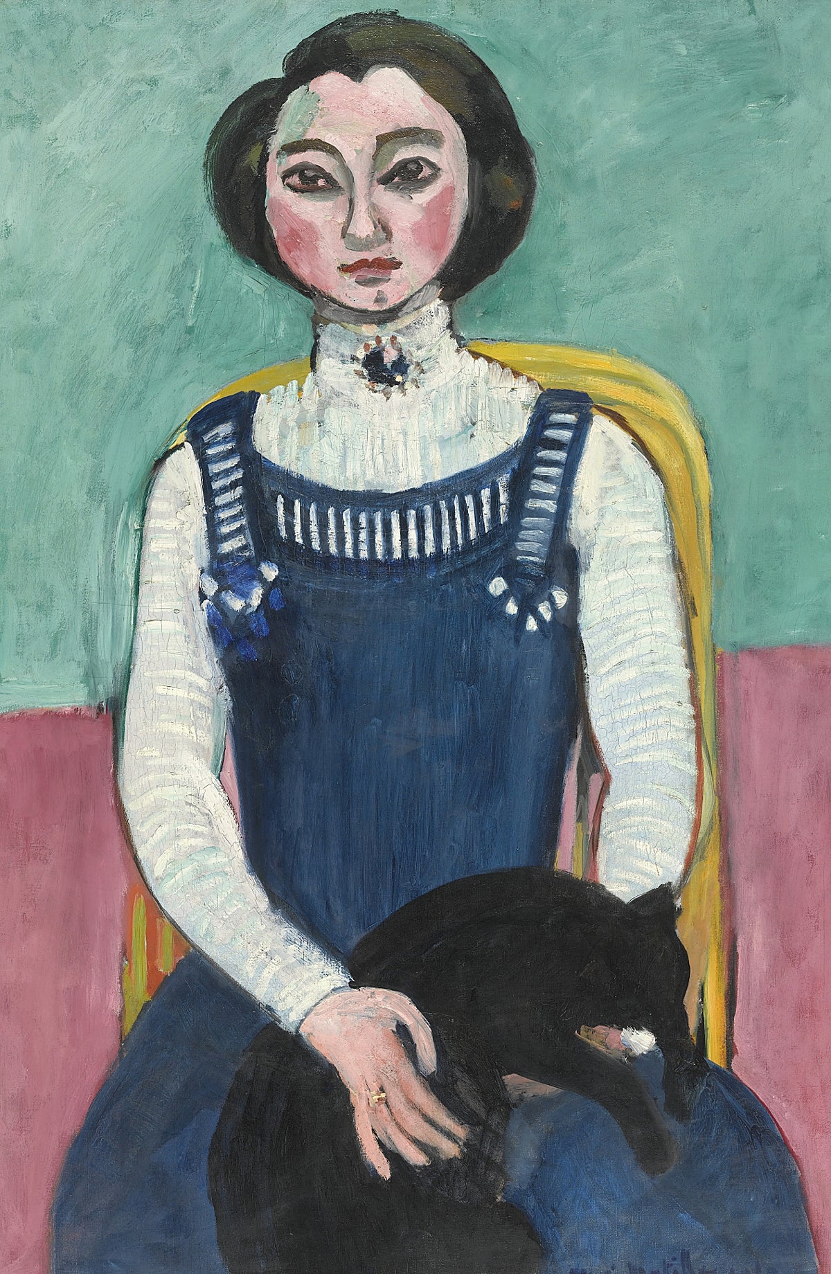 Henri Matisse. 'Marguerite con gato negro', 1910. Centre Pompidou, París