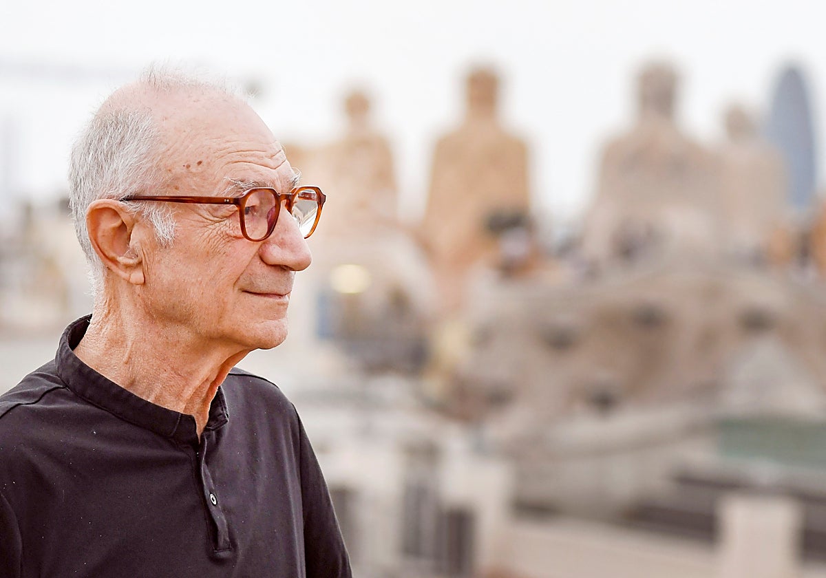 Enrique Murillo, en los tejados de Barcelona