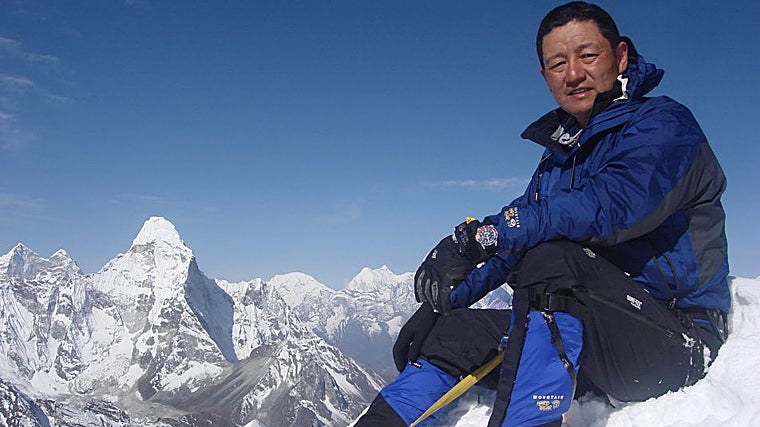 Jamlin, durante una de sus ascensiones