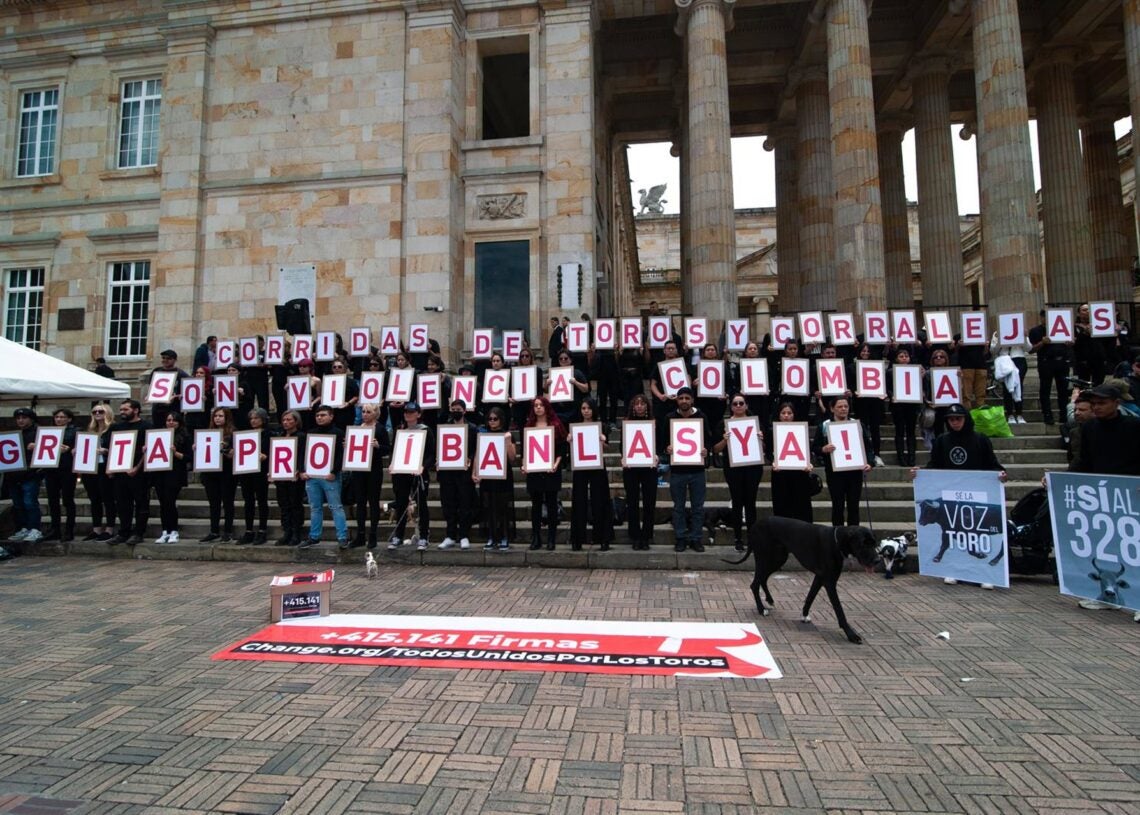 El Constitucional de Colombia ratifica la ley que prohíbe las corridas de toros