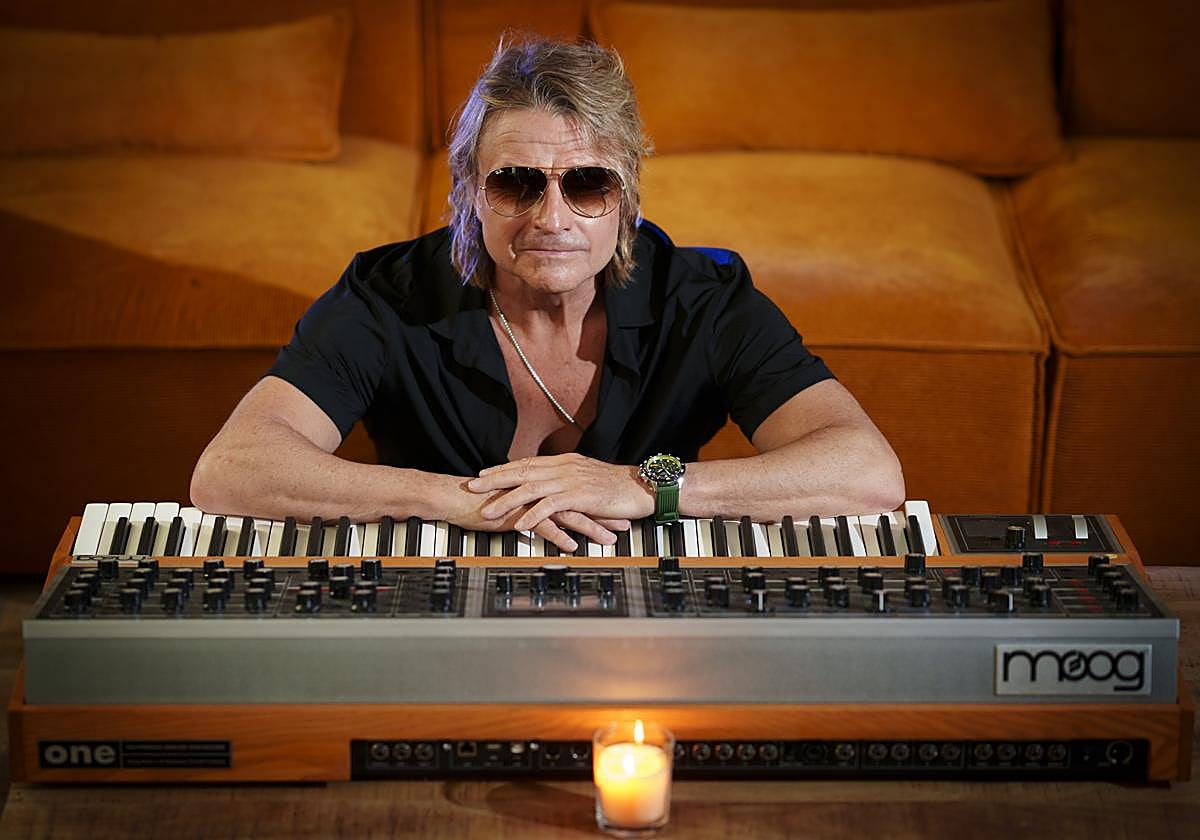 Nacho Cano, en su estudio de Madrid