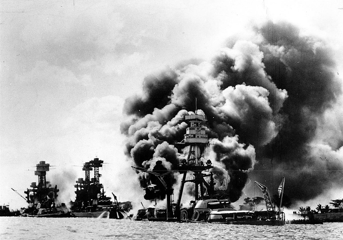 Ataque a Pearl Harbor el 7 de diciembre de 1941