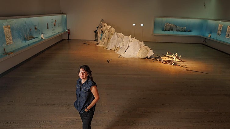 Sara Quintero se sumerge en el Museo ABC en el naufragio de la crisis migratoria