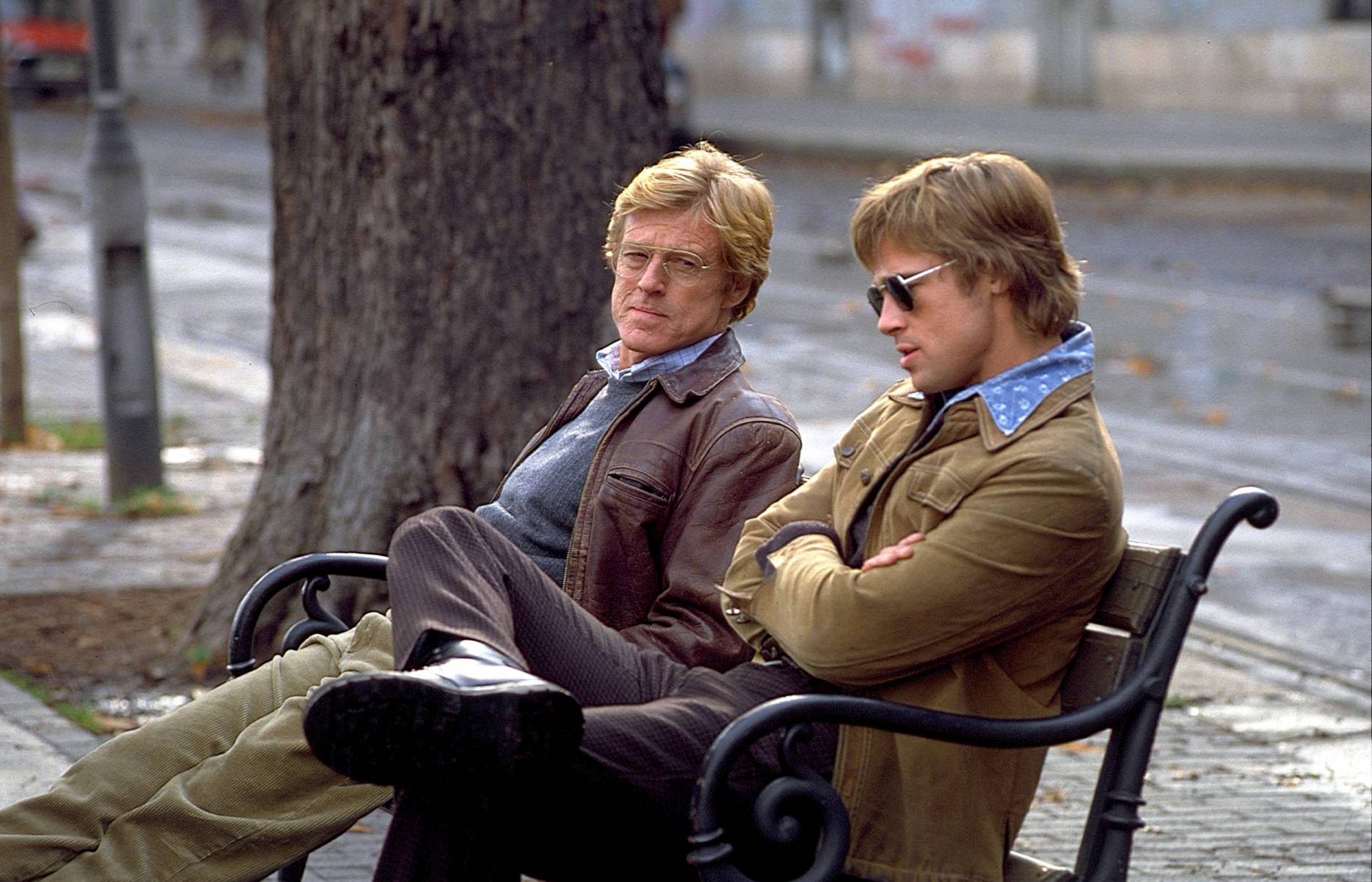 Robert Redford y Brad Pitt en 'Juegos de espías'
