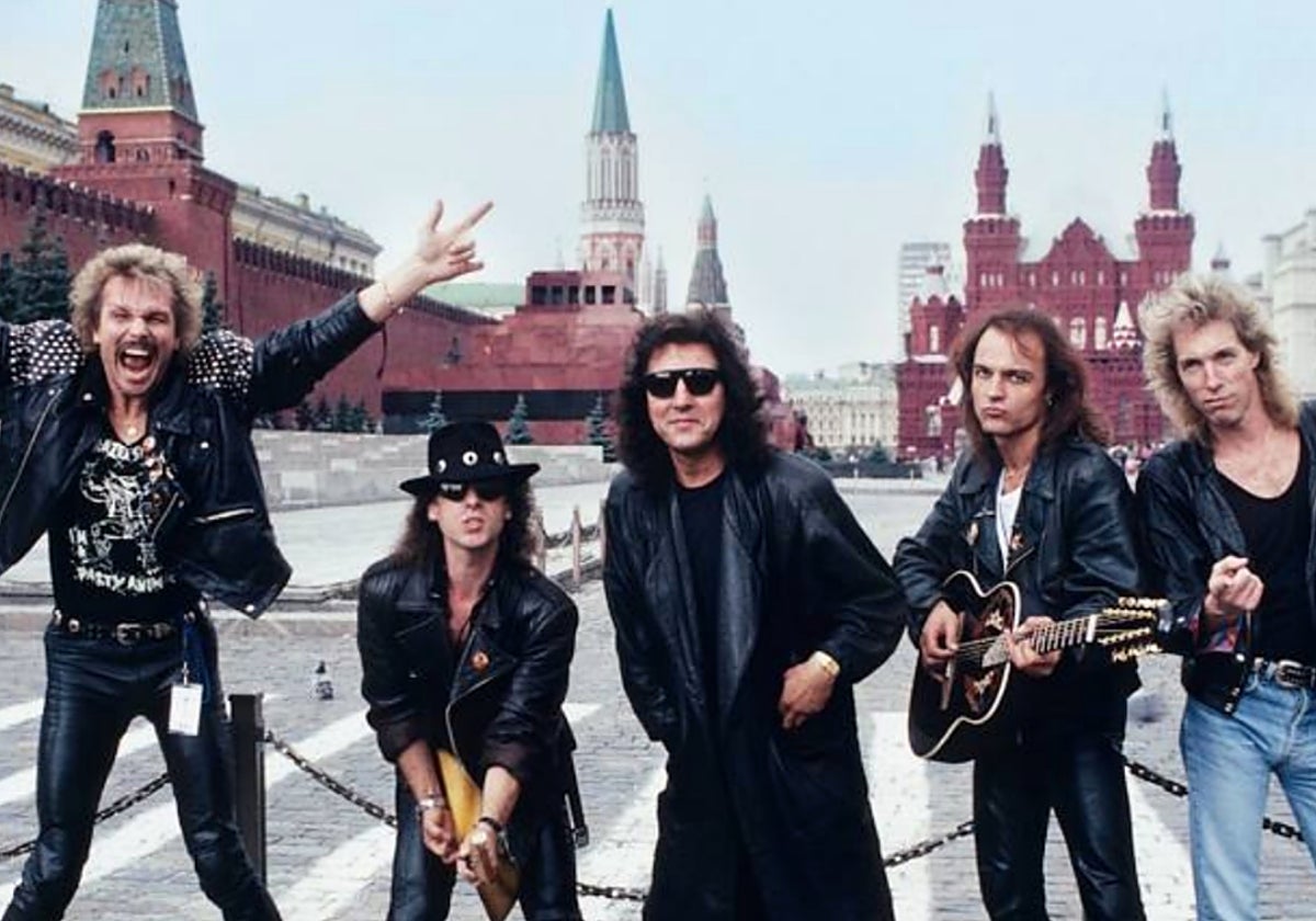 Scorpions en Moscú en 1989