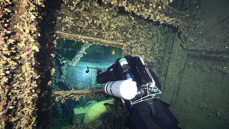 Nuevos hallazgos del gemelo del Titanic que se hundió en el mar Egeo en la Primera Guerra Mundial