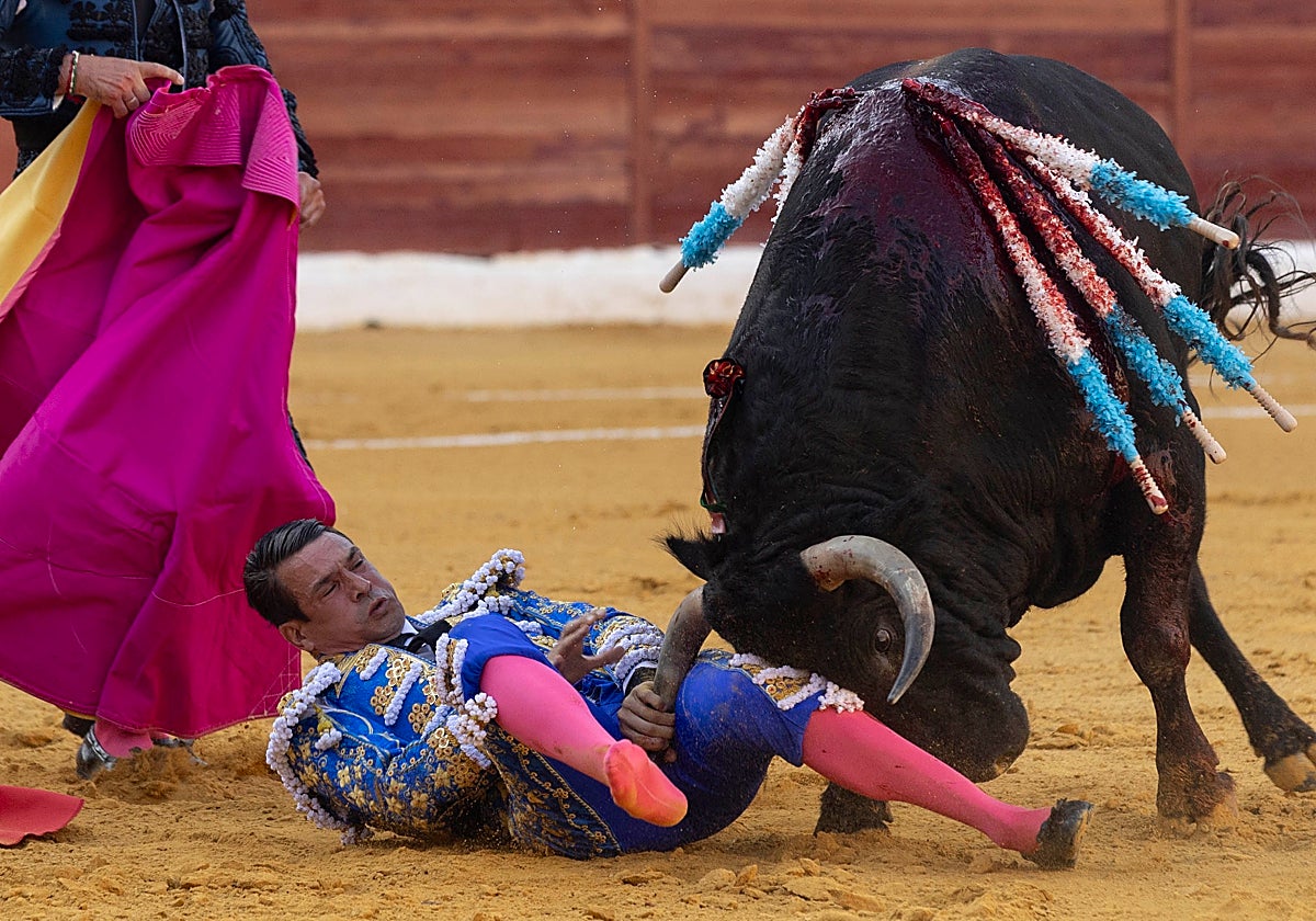 Cogida de José María Manzanares en Murica el pasado día 15 de septiembre