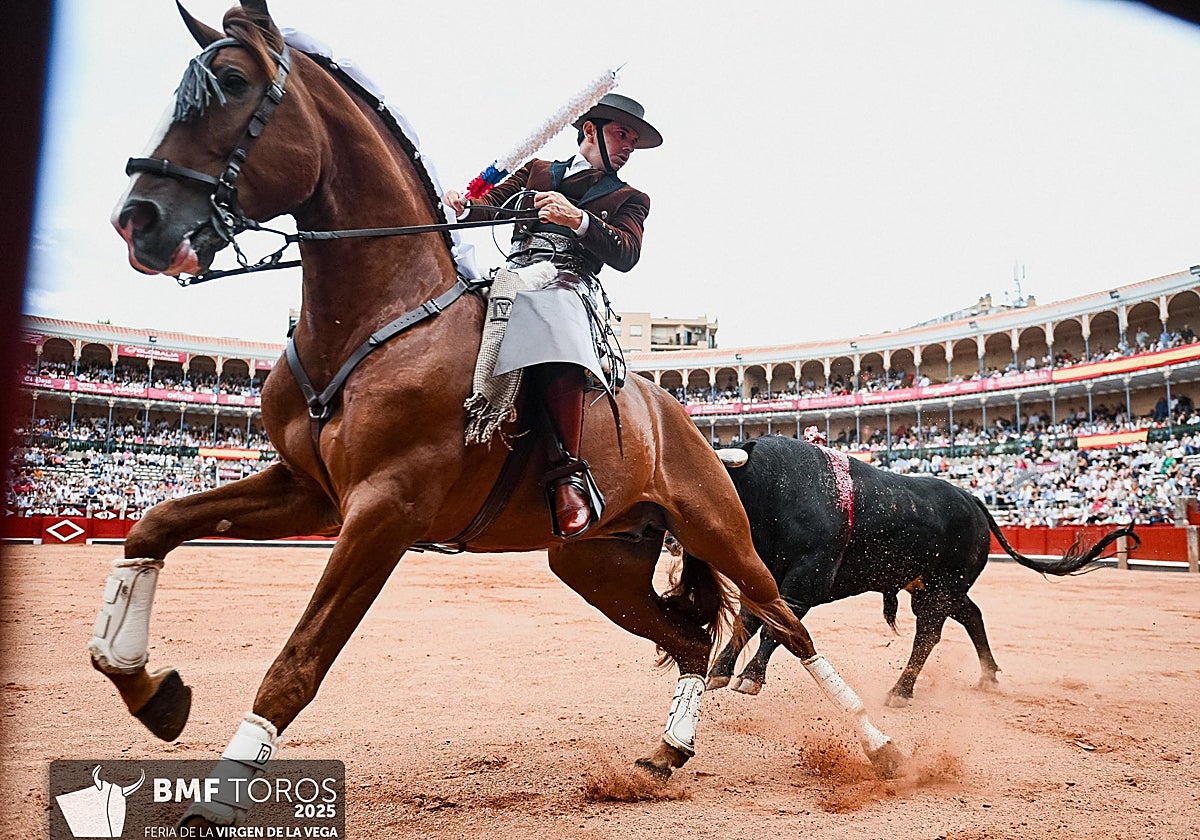 Diego Ventura, a lomos de Quirico, un bello caballo alazán de enorme corazón
