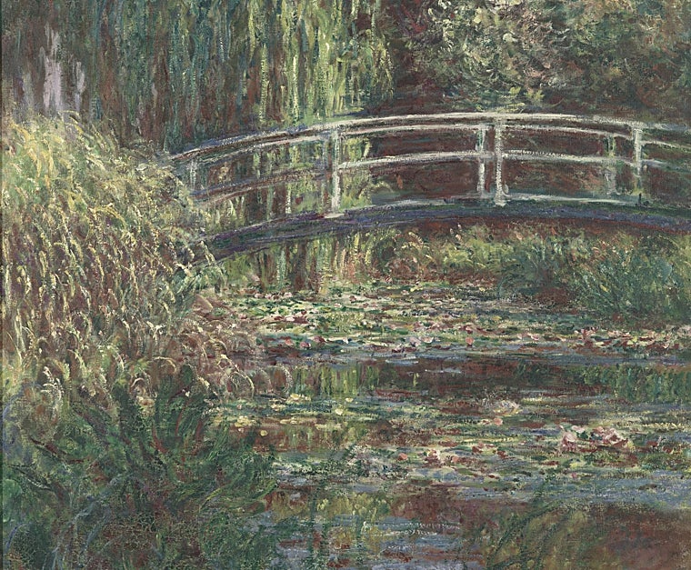 Claude Monet, 'El estanque de nenúfares, armonía rosa', 1900. Musée d'Orsay, París