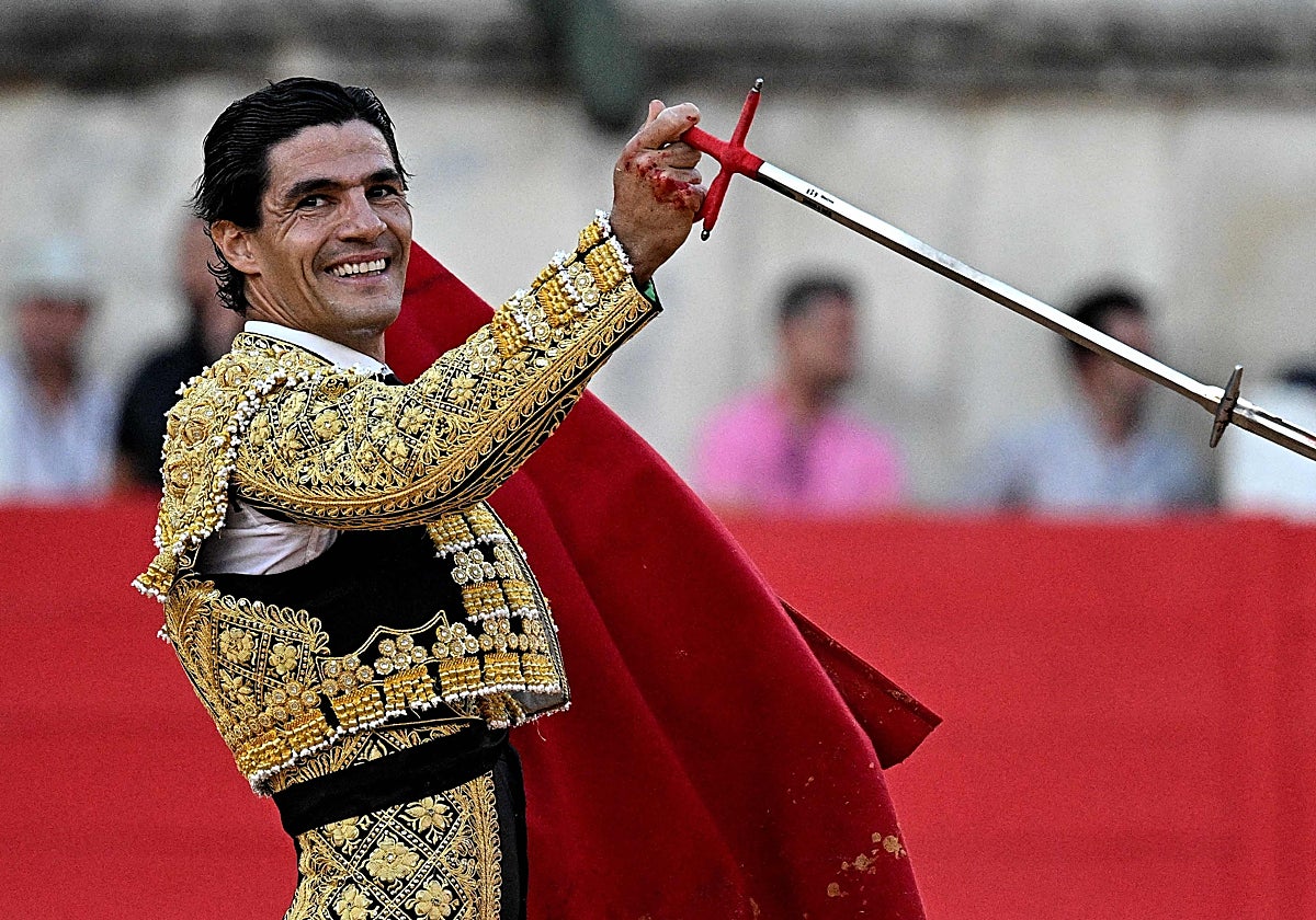 Pablo Aguado, en Nimes