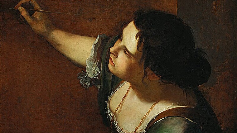 'Autorretrato como alegoría de la pintura'. Detalle