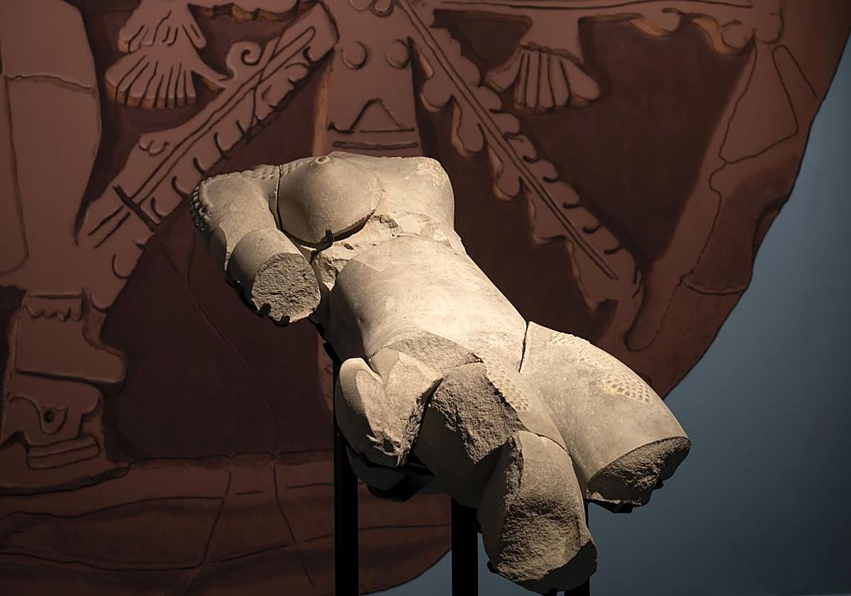 Una de las piezas mostradas en la exposición de la Casa de México