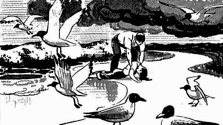 Una viñeta icónica de Roy Crane.