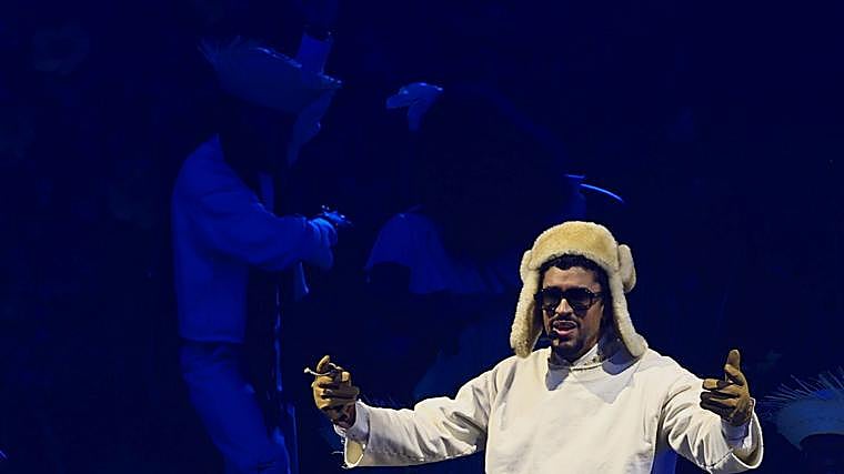 Bad Bunny, en uno de sus conciertos