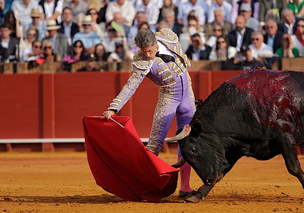 Manuel Escribano en Sevilla, en la pasada Feria de Abril