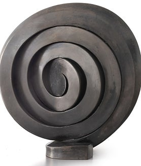 Imagen secundaria 2 - En las imágenes, de arriba abajo, 'Calabazas' (1998), de Miquel Barceló; 'Pictografía', de Millares; y escultura de Martín Chirino