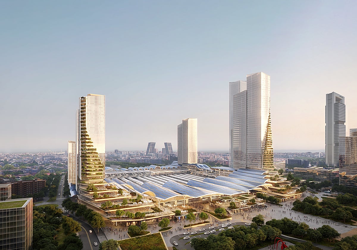 Nueva estación de Madrid-Chamartín, b720 en colaboración con UNStudio y Esteyco