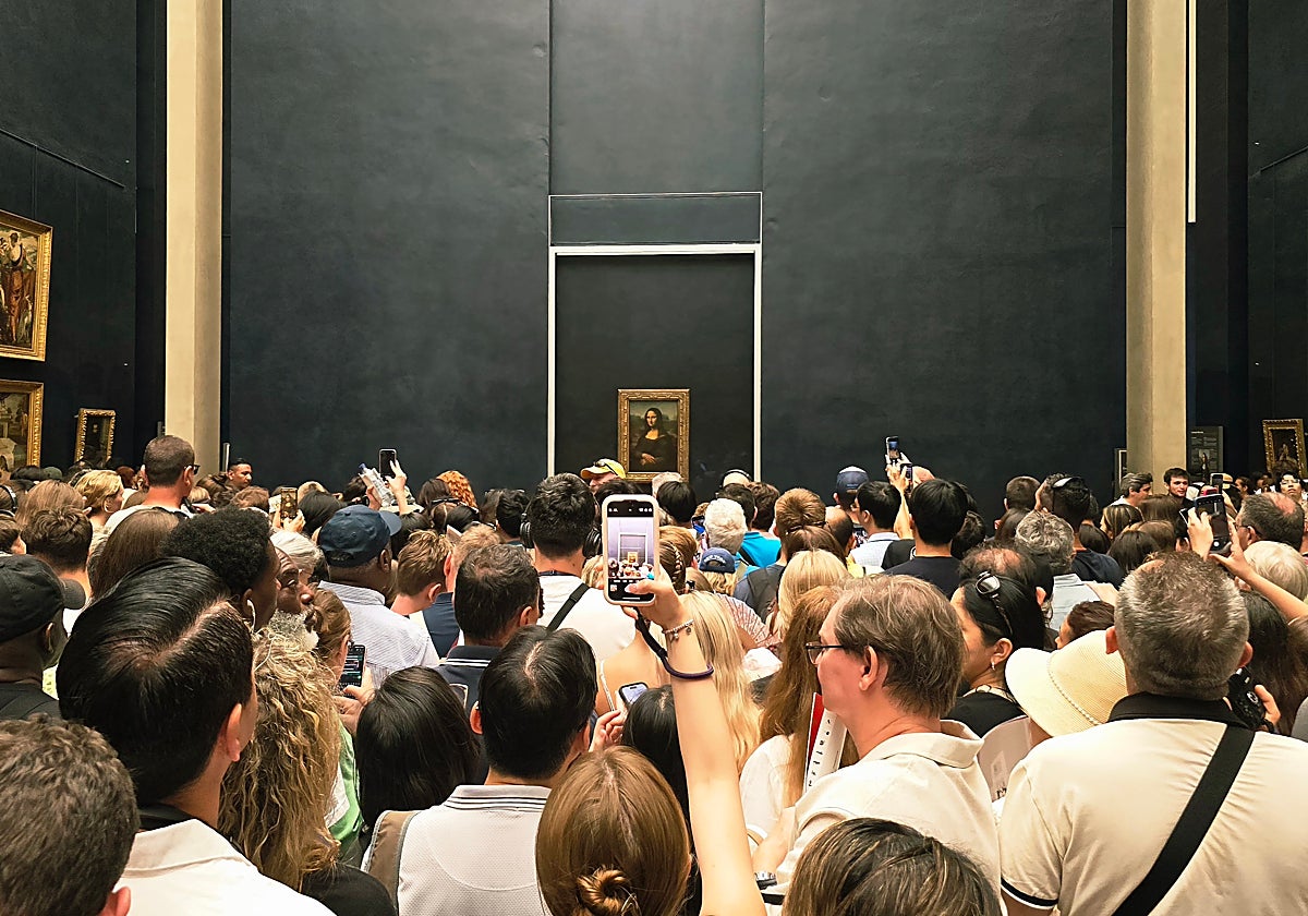 Mona Lisa en el Louvre
