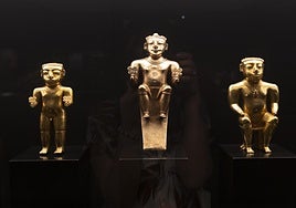 Roce de Urtasun con el Museo de América por la exposición de réplicas del tesoro Quimbaya