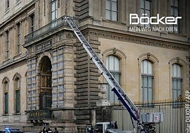 El robo del Louvre, convertido en motivo publicitario para la empresa del montacargas