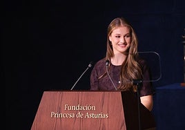 Discurso íntegro de la Princesa Leonor en la entrega de los Premios Princesa de Asturias 2025