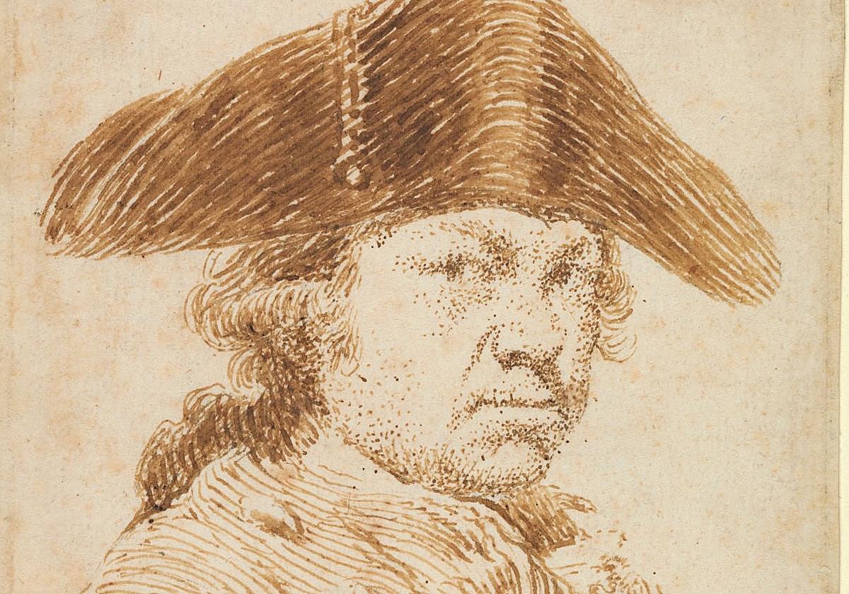 Autorretrato que Goya regaló a su amigo Ceán Bermúdez