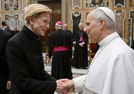 El Papa se reúne con estrellas de Hollywood (y con Albert Serra): «El cine está en peligro»