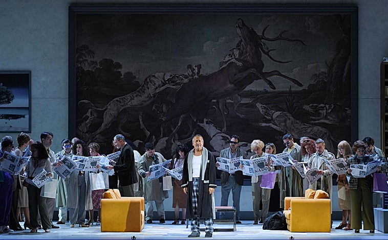 Imagen principal - Tres momentos del espectáculo