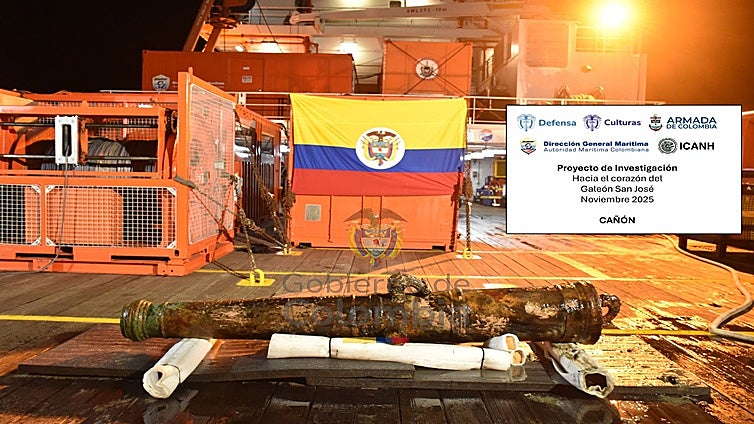 Colombia comienza la extracción de objetos del Galeón San José