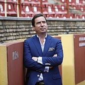 El empresario José María Garzón en la plaza de toros de Córdoba