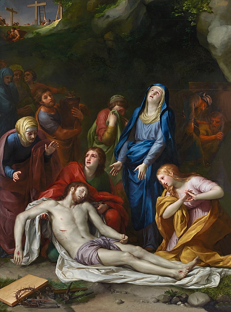 'Lamentación sobre Cristo muerto', de Antonio Raphael Mengs