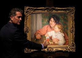 Un desconocido retrato familiar de Renoir vendido por 1,8 millones de euros en París