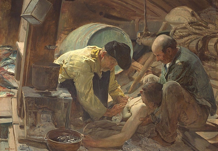 Joaquín Sorolla. '¡Aún dicen que el pescado es caro!'. Valencia, 1894