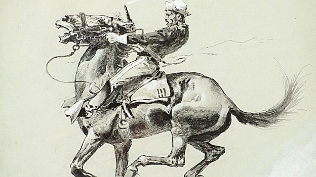 Imagen antes - Feo (c.1890), de Frederic Remington / Sagar (2025)