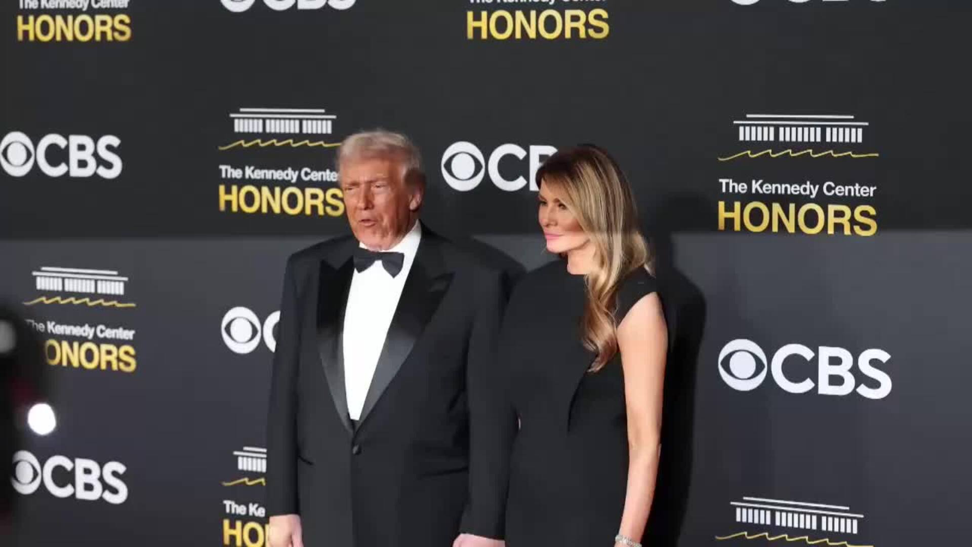 Donald y Melania Trump llegan a los Premios del Centro Kennedy