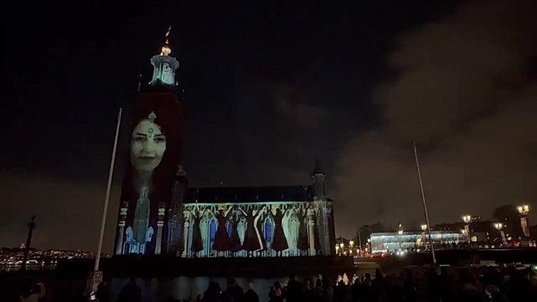 El Festival de Luces de los Premios Nobel en Estocolmo brilla este año con destacada presencia hispana