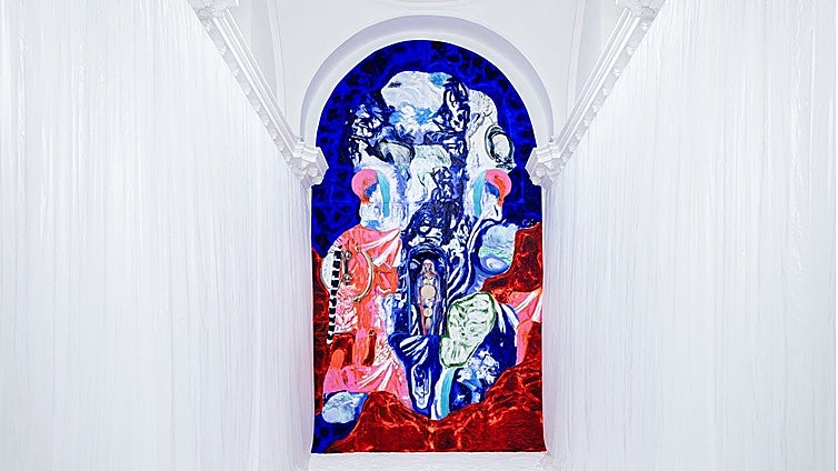 'Mina de aura', de Donna Huanca en el CAAC: hibridaciones y superposiciones